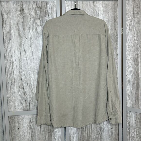 Kuhl Towmey Shirt XL Button Up Long Sleeves Outdoor Hiking Fishing Beige - Picture 8 of 8